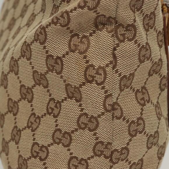 GUCCI GG Canvas Tote Bag Beige Silver 019 019 - Picture 6 of 16